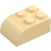 LEGO Tan Slope Brick 2 x 3 with Curved Top (6215)