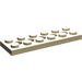 LEGO Zandbruin Technic Plaat 2 x 6 met Gaten (32001)