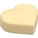 LEGO Beige Piastrella 1 x 1 Cuore (5529 / 39739)