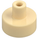 LEGO Beige Fliese 1 x 1 Rund mit Hollow Stange (20482 / 31561)