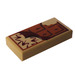 LEGO Beige Tile 1 x 2 med Chocolate med Rille (3069 / 48959)