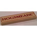 LEGO Beige Tile 1 x 4 med Hogsmeade Sign (2431 / 49065)