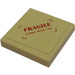 LEGO Tan Tile 2 x 2 with &#039;Fragile Handle With Care&#039; Sticker with Groove (3068)