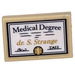 LEGO bronzer Tuile 2 x 3 avec ‘Medical Degree dr. S. Strange’ Autocollant (26603)