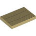 LEGO Tan Tile 2 x 3 with Sumo Bro Dark Tan Lines (26603 / 100444)