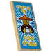 LEGO Tan Tile 2 x 4 with Best in the City (Ninjago Language) Sticker (87079)