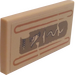 LEGO Tan Tile 2 x 4 with Hieroglyphs Sticker (87079)