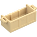 LEGO Tan Treasure Chest Bottom with Slots (4738 / 54195)