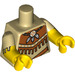 LEGO Beige Tribal Kvinde Minifig Torso (973 / 16360)