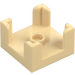 LEGO Beige Vegg 2 x 2 x 1 med Knob (3131)