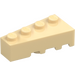 레고 탠 껍질 쐐기 벽돌 2 x 4 왼쪽 (41768)