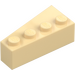 LEGO Beige Kile Klods 2 x 4 Højre (41767)