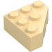 LEGO Tan Wedge Brick 3 x 3 without Corner (30505)