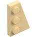 LEGO Beige Kile Plate 2 x 3 Vinge Høyre  (43722)