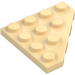 LEGO Tan Wedge Plate 4 x 4 Corner (30503)