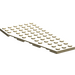 LEGO Zandbruin Wig Plaat 6 x 12 Vleugel Rechtsaf (30356)
