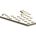 LEGO Zandbruin Wig Plaat 8 x 8 met 3 x 4 Uitsparing (6104)