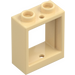 LEGO Beige Fensterrahmen 1 x 2 x 2 (60592 / 79128)