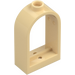 LEGO Tan Window Frame 1 x 2 x 2.7 with Rounded Top (30044)