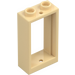 LEGO Beige Fensterrahmen 1 x 2 x 3 ohne Sill (3662 / 60593)