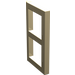 LEGO Tan Window Pane 1 x 2 x 3 without Thick Corners (3854)