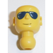 LEGO Technic Action Figure Hoofd met Blauw Sunglasses (2707)