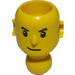 LEGO Technic Action Figurine Tête avec Bouche lopsided, Blanc Pupils (2707)