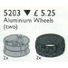 LEGO Technic Alloy Wheels (and Tyres) Set 5203
