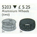 LEGO Technic Alloy Wheels (and Tyres) 5203