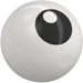 LEGO Technic Ball with Black Eye with White Pupil (18384 / 103789)