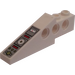 LEGO Technic Steen Vleugel 1 x 6 x 1.67 met Submarine Gauges en Controls Sticker (2744)