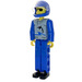 LEGO Technic Guy avec Orque sur Torse avec Bleu Casque Figure technique