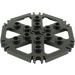 LEGO Technic Plate 6 x 6 Hexagonal with Six Spokes and Clips with Hollow Studs (64566)