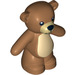 LEGO Teddy Bear mit Schwarz Augen, Nose und Mouth (15912 / 98382)