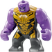 LEGO Thanos (Groß) mit Grau Anzug und Angry Gesicht Minifigur