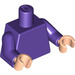 LEGO The Joker&#039;s Henchman with Purple Top Minifig Torso (973 / 76382)
