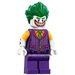 LEGO The Joker med Striped Vest og Pointed Tænder Grin Minifigur