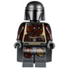 LEGO The Mandalorian mit Umhang und Einfach Kopf mit Braun Rüstung Minifigur