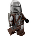 LEGO The Mandalorian met Jetpack en Printed Hoofd met Helm Streep Minifiguur