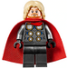 LEGO Thor con Pearl Dark Gris Traje y Capa Minifigura