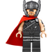 LEGO Thor with Pearl Dark Gray Suit with Helmet and Cape Minifigure