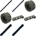 LEGO Threaded axles and nuts Set 5110-2