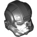 LEGO TIE Fighter Pilot Helmet with White Skull Front (50099 / 87556)