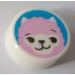 LEGO Tile 1 x 1 Round with Alpaca Face (98138)