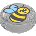 LEGO Tile 1 x 1 Round with Bee with Face (35380 / 79139)