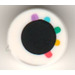 LEGO Tile 1 x 1 Round with Eye with 5 Colored Eyelashes (35380)