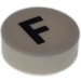 LEGO Tile 1 x 1 Round with Letter F (35380)