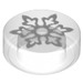 LEGO Tuile 1 x 1 Rond avec Snowflake Modèle (35380 / 49057)