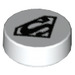 LEGO Tile 1 x 1 Round with Superman Logo (36647 / 98138)