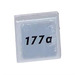 LEGO Tile 1 x 1 with 177a Sticker with Groove (3070)